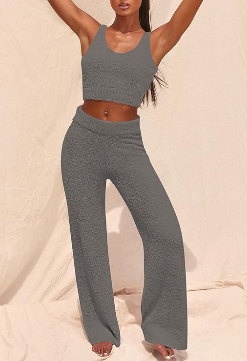 Alice - 3-Piece Cozy Lounge Set (Grey)