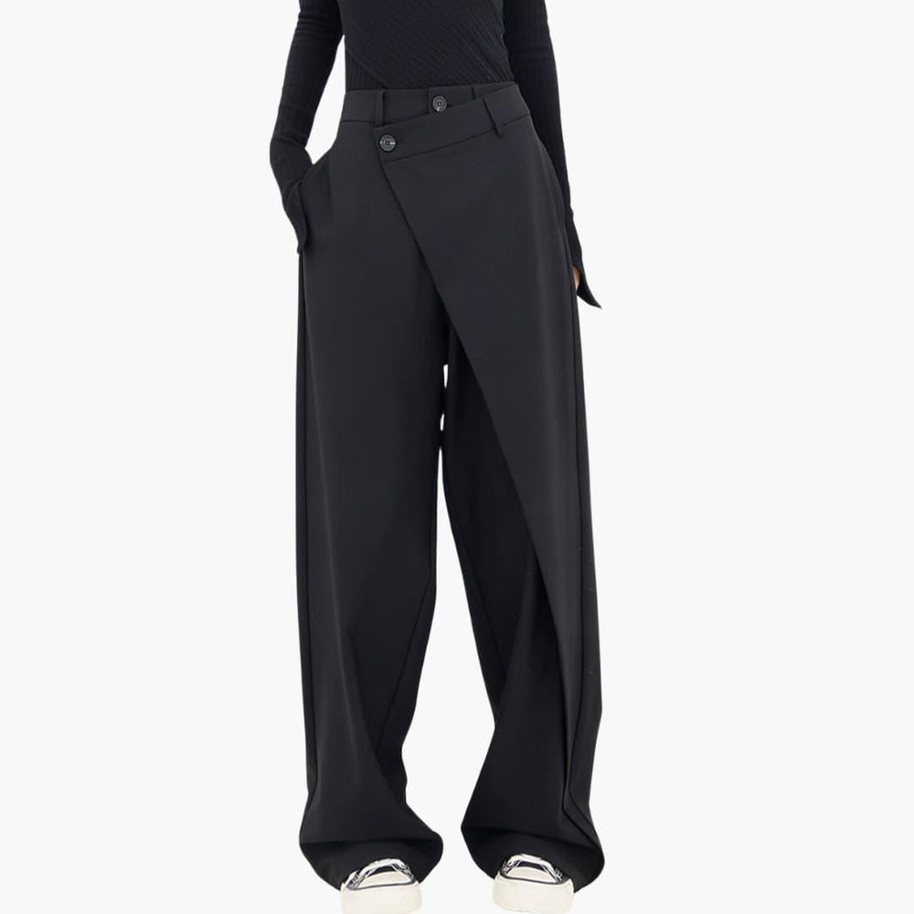 Comfortable Loose-Fitting Trousers for Women - Wide-Leg Design