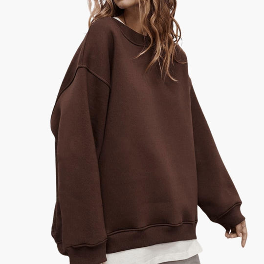 Loose Fit Sweatshirt for Women - Soft, Cozy & Minimalist