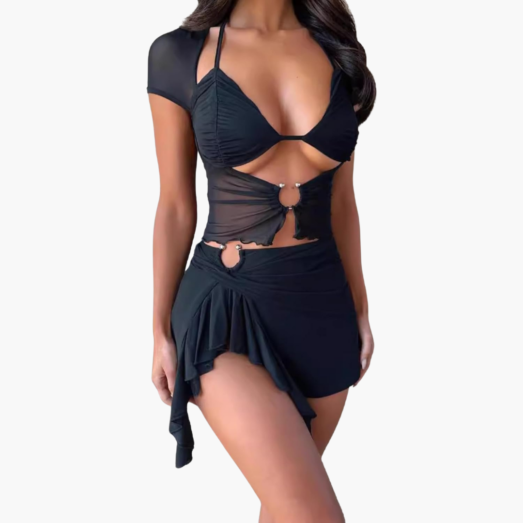 Cut Out Co-Ord Set - For Women’s Summer Beach Vibes