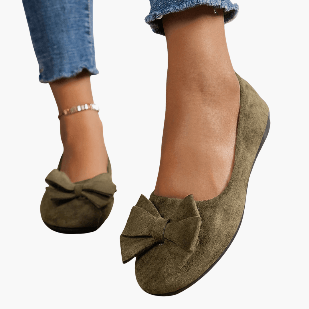Bow Loafers – Women's Comfortable Patent Slip-On Shoes