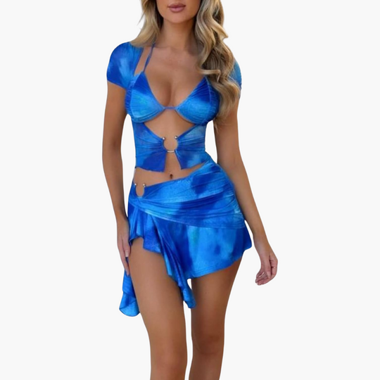 Cut Out Co-Ord Set - For Women’s Summer Beach Vibes