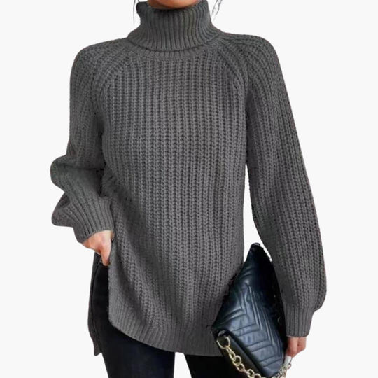 Vintage Turtleneck Sweater for Women - Cozy Knit & Stylish Fit