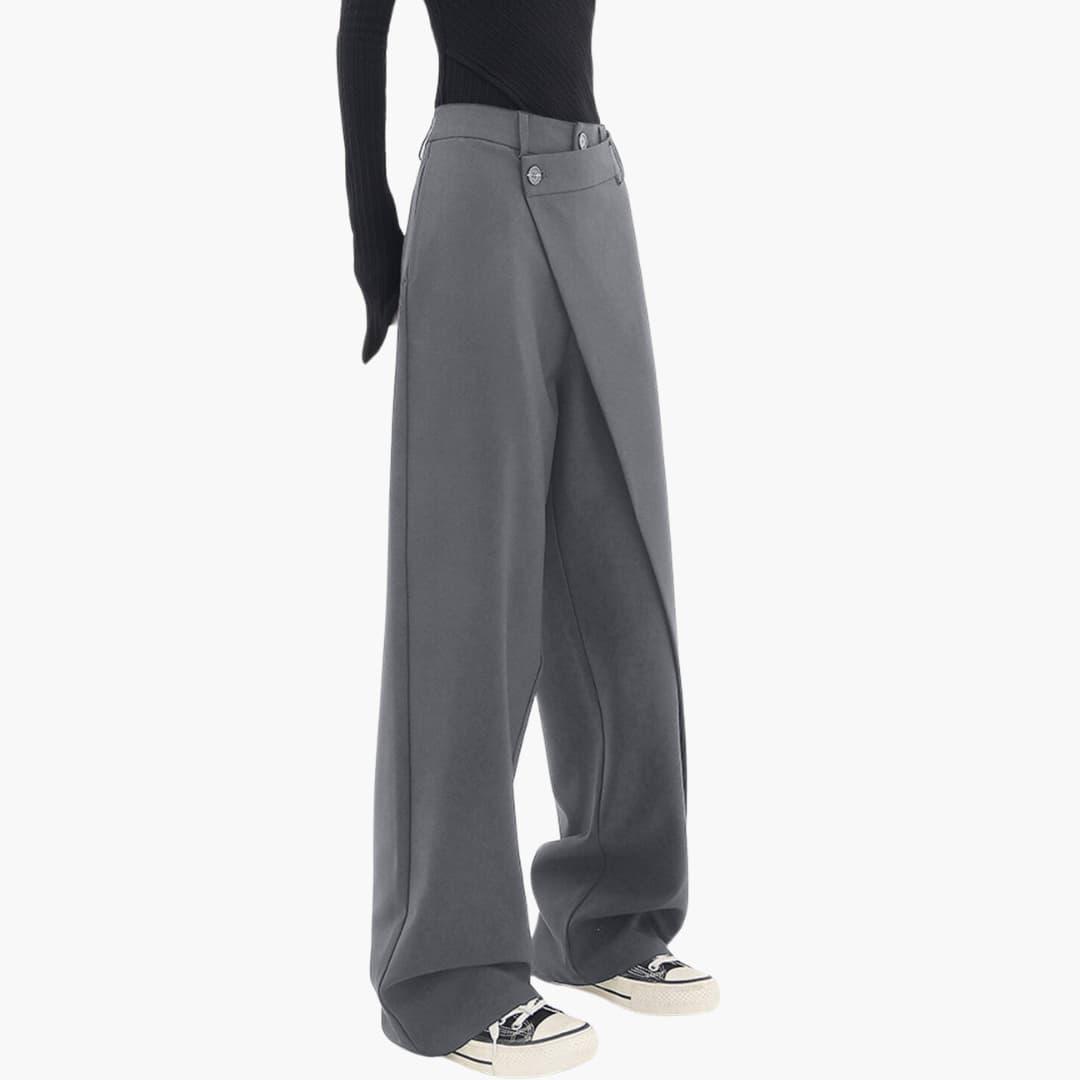 Comfortable Loose-Fitting Trousers for Women - Wide-Leg Design