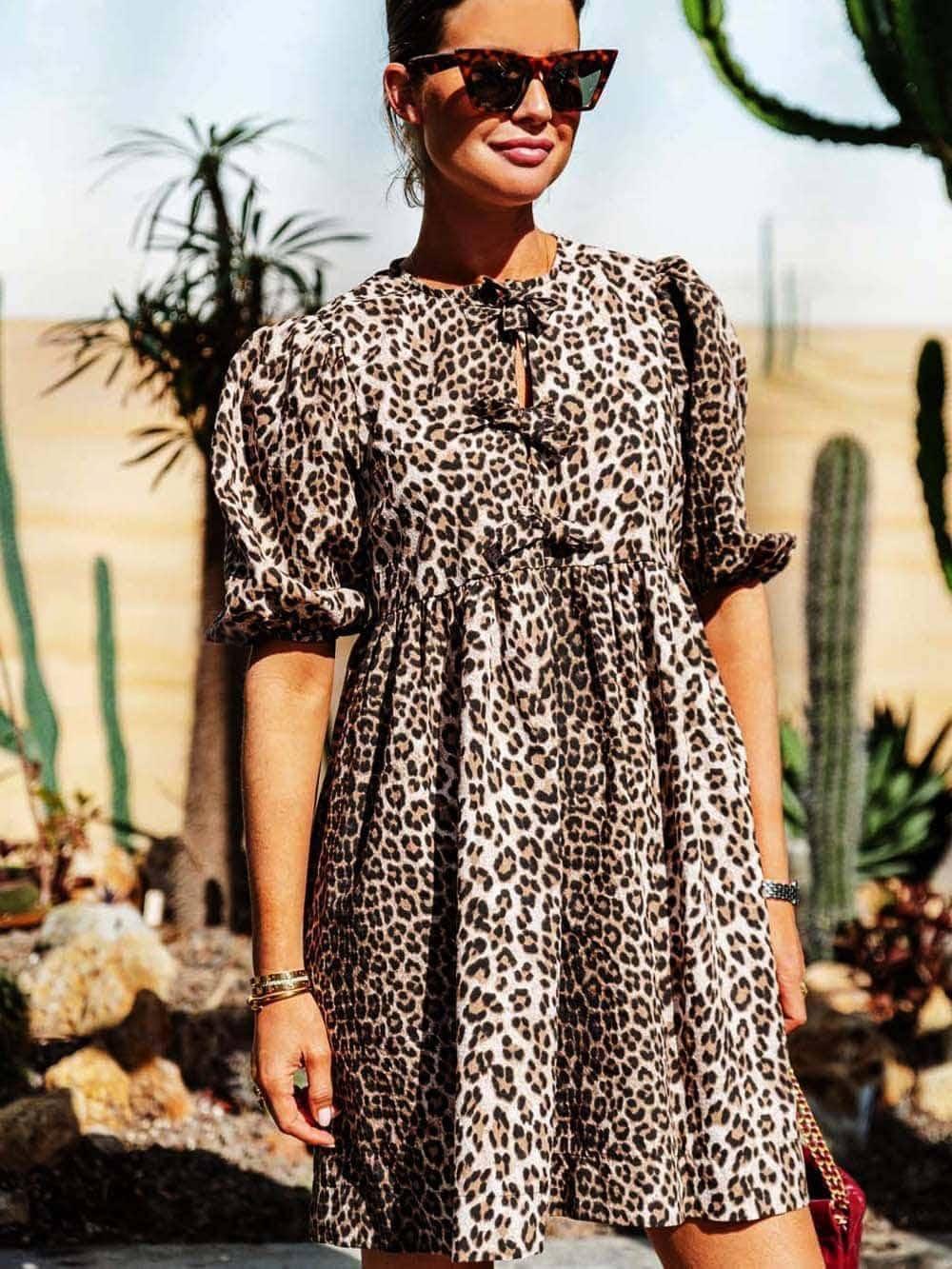 Freya - Leopard Dress