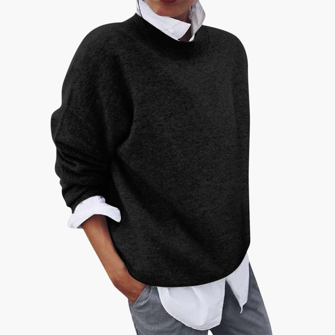 Elegant Wool Jumper - Cosy Everyday Knitwear for Women