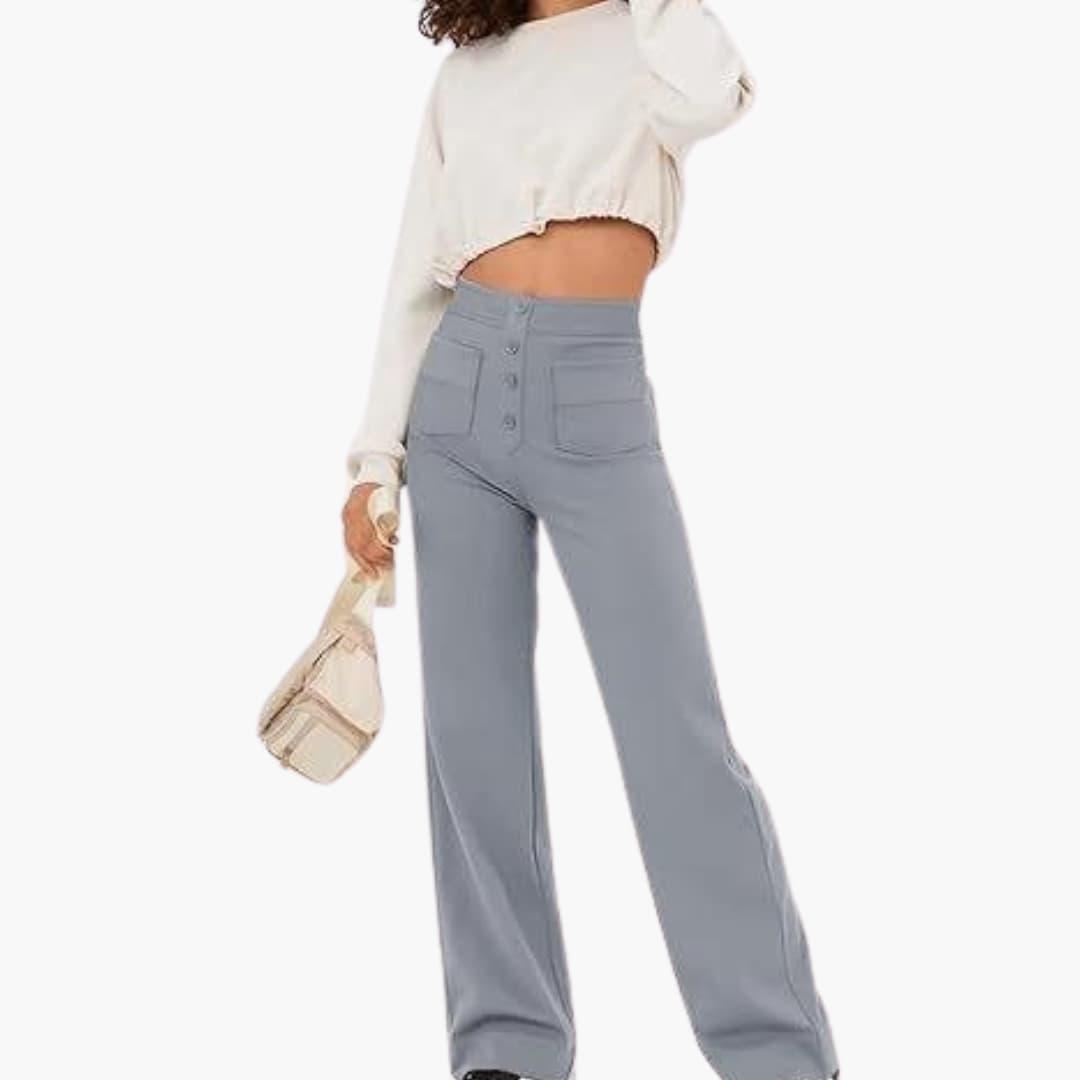 Elastic Waist Pants for Women - Comfy & Relaxed Fit