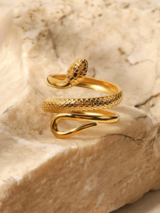 Vynessa - Adjustable Snake Ring