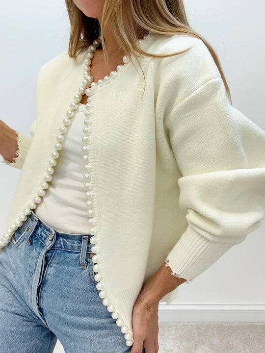 Kalina | Chic Pearl Cardigan