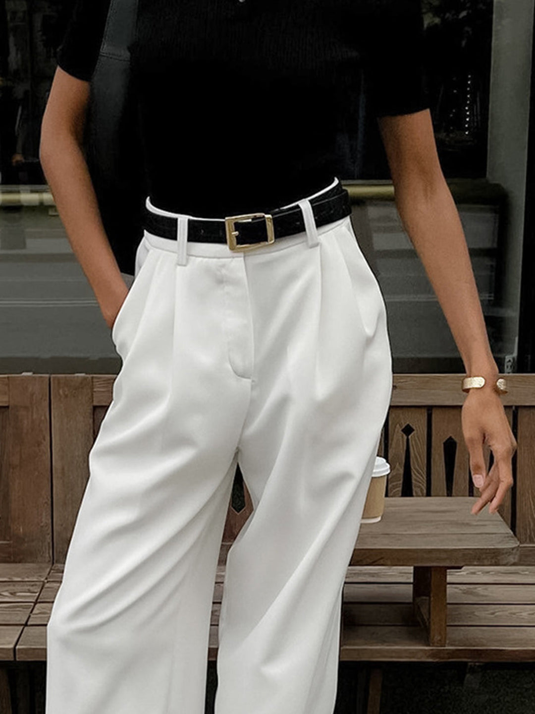 Theodora - Elegant Wide Leg Pants