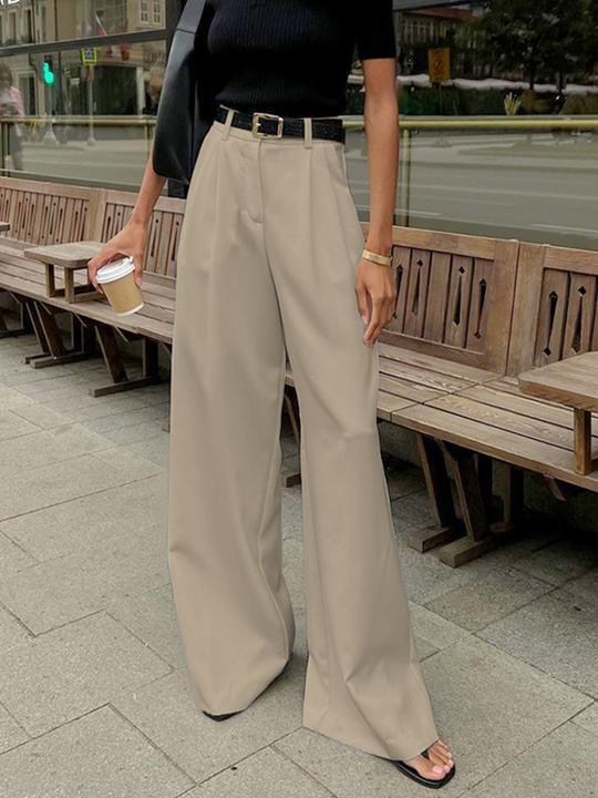 Theodora - Elegant Wide Leg Pants