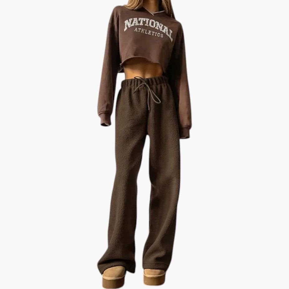 Soft Lounge Joggers for Women - Relaxed Fit with Pockets