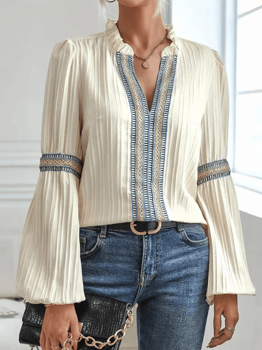 Bibi - Lacy Boho Chic Blouse