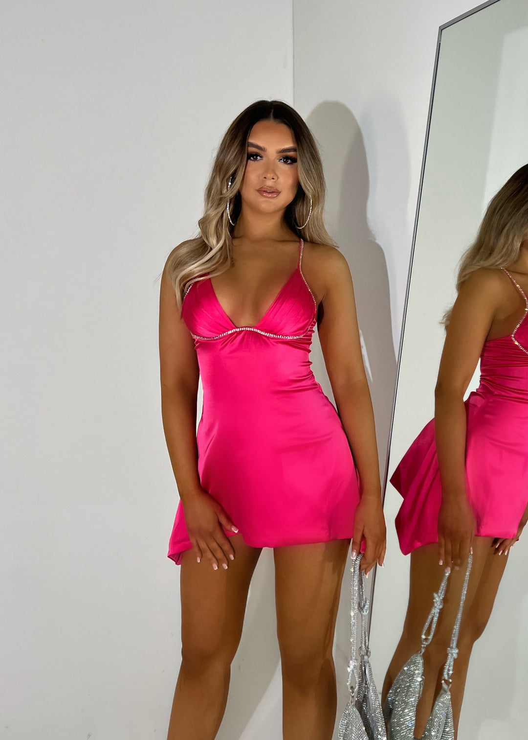 Simplicity Mini Dress - Hot Pink