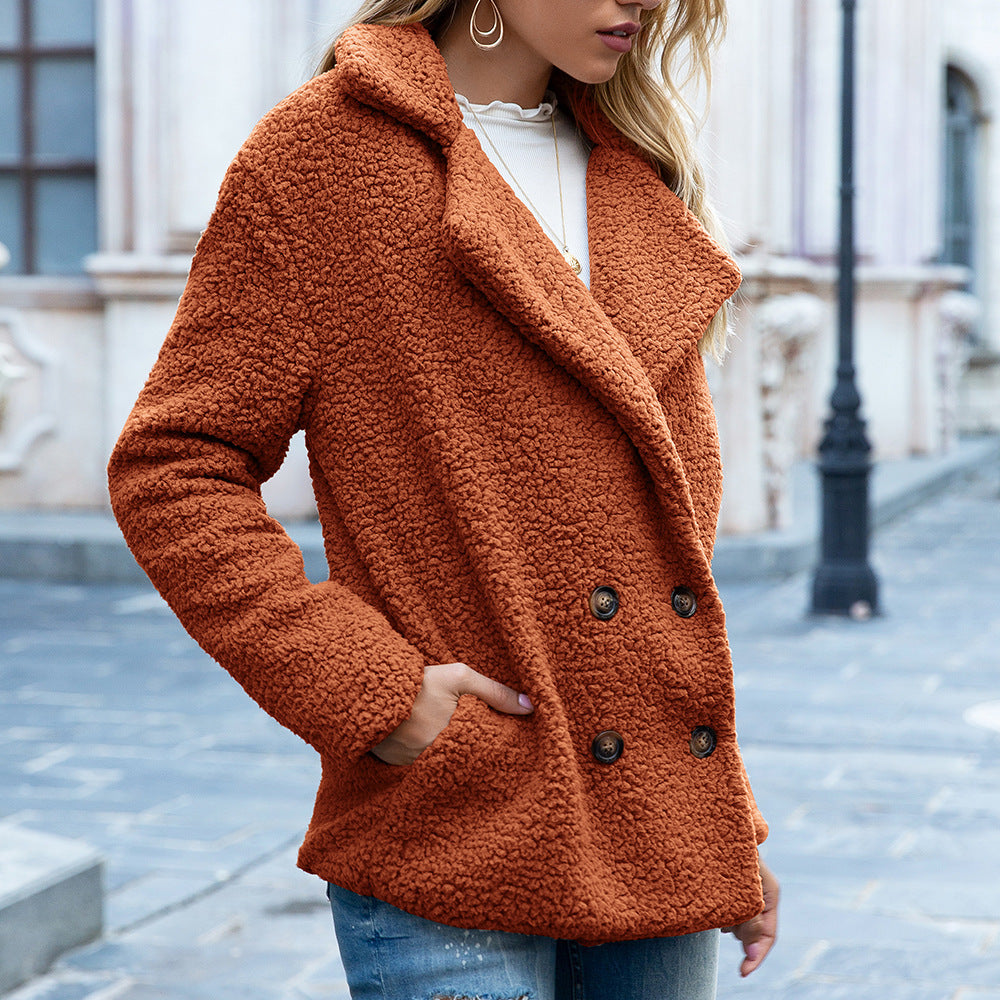 Joelin | Elegant Faux Fur Teddy Coat