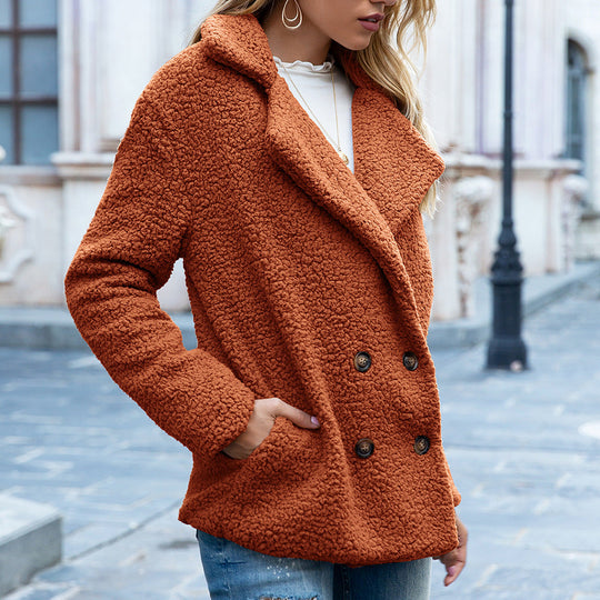 Joelin | Elegant Faux Fur Teddy Coat