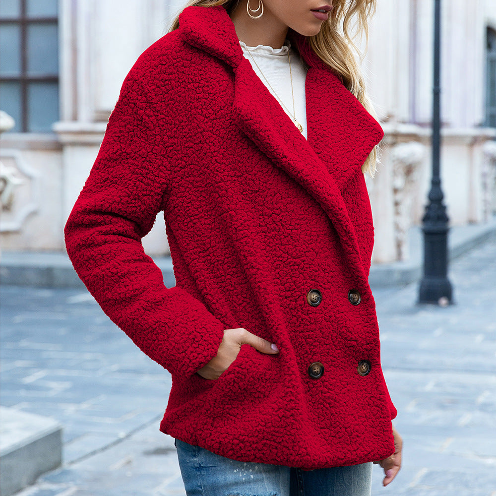 Joelin | Elegant Faux Fur Teddy Coat