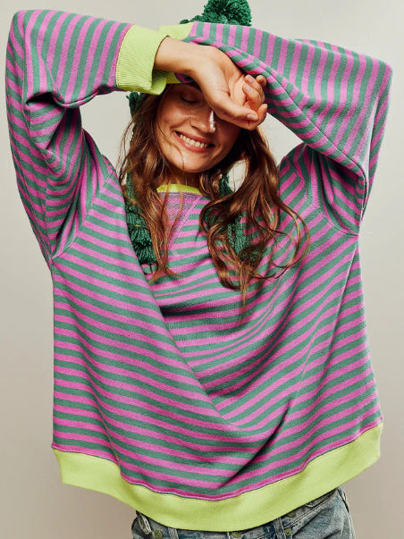 Abby | Striped Oversized Sweater