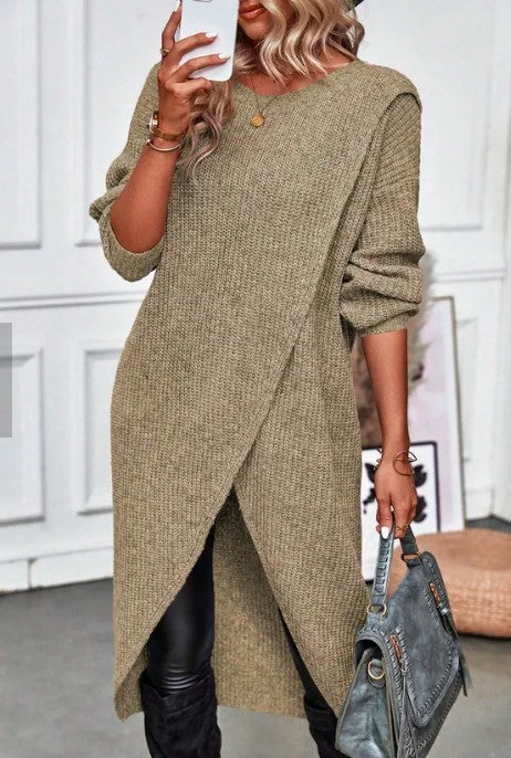 Leona | Knitted Maxi Sweater Dress