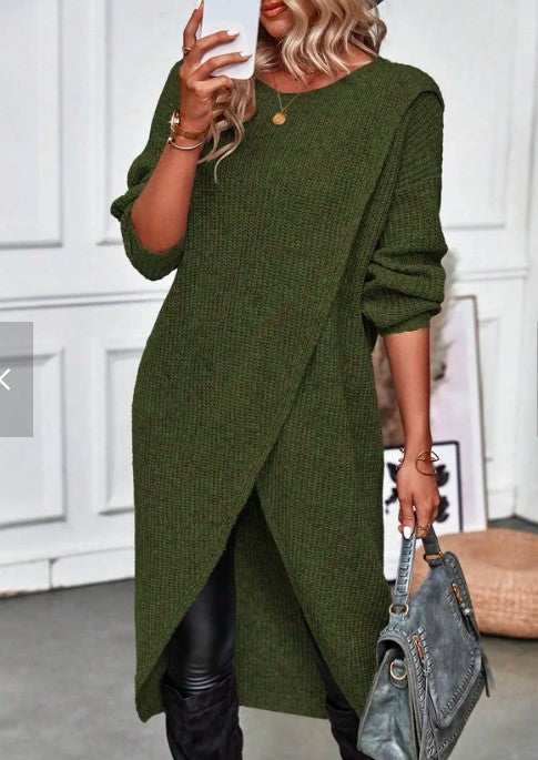 Leona | Knitted Maxi Sweater Dress