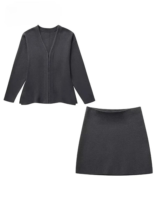 Leni - Blazer & Skirt Two-Piece Set