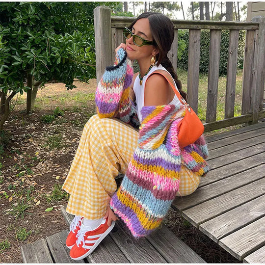 Gracie | Playful Vibrant Cardigan