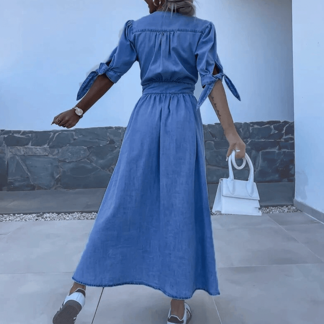 Jelke - Denim Maxi Dress