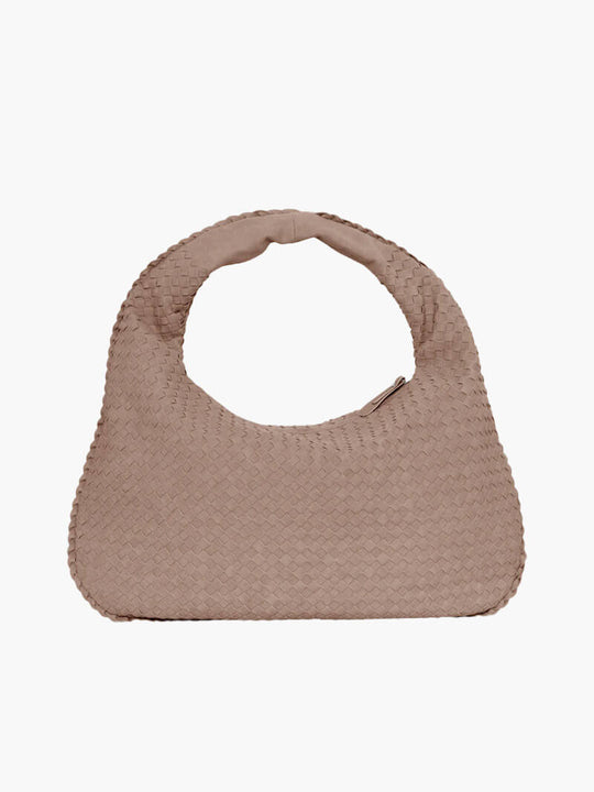 Suede Woven Bag XL