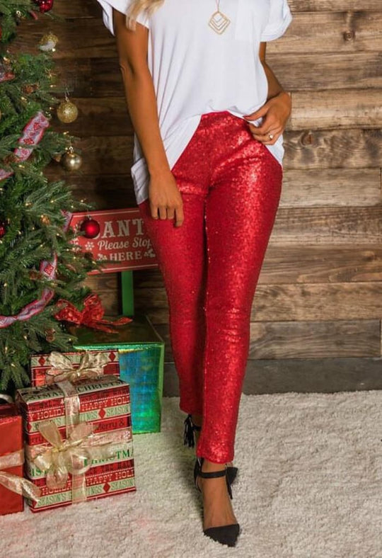 Stella - Unique Glitter Pants