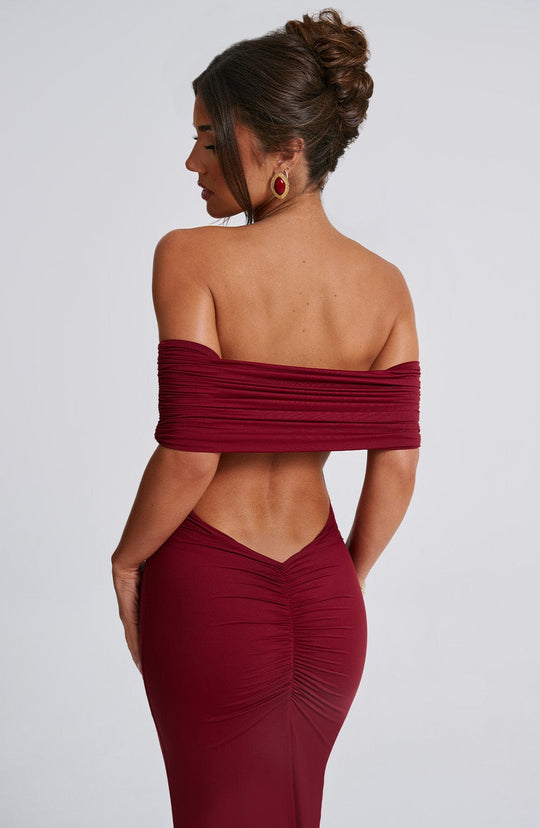 Azrya - Elegant Backless Maxi Dress