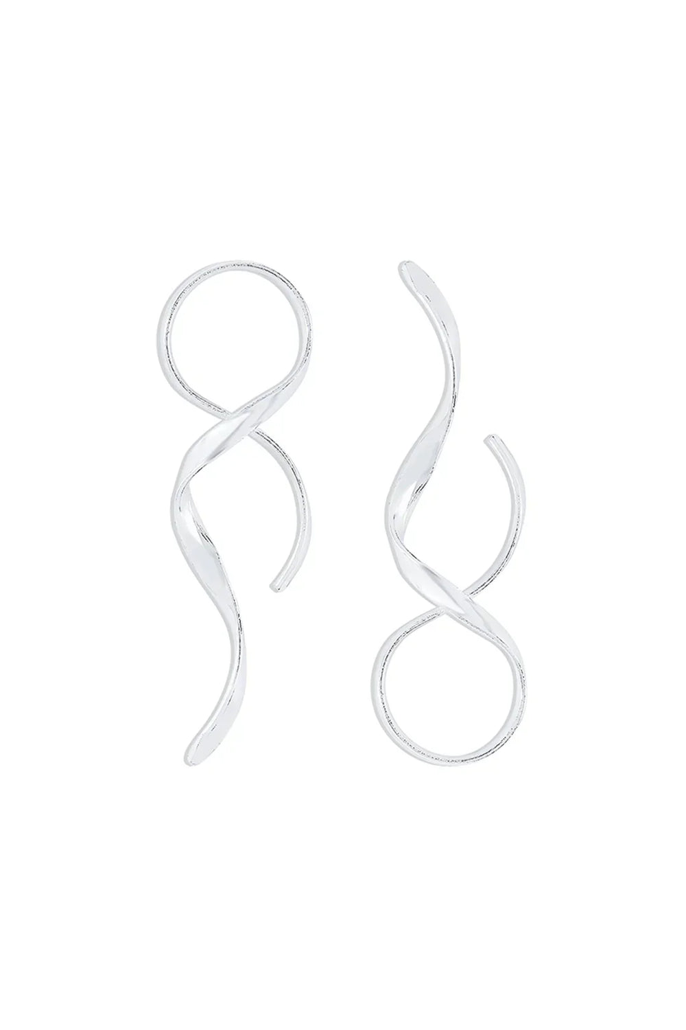 Ismara - Sleek Spiral Earrings