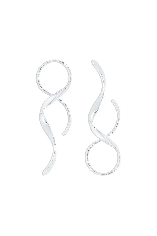 Ismara - Sleek Spiral Earrings