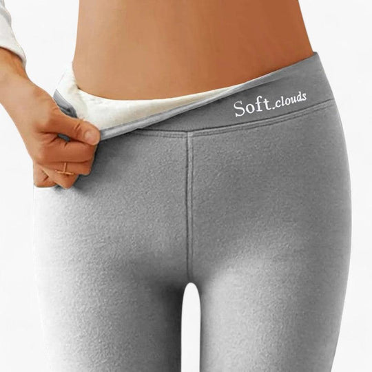 Fleece Lined Leggings for Women - High Waisted Thermal Tights
