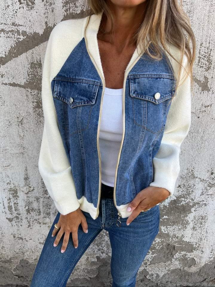 Brooklynn -  Modern Jacket with Denim