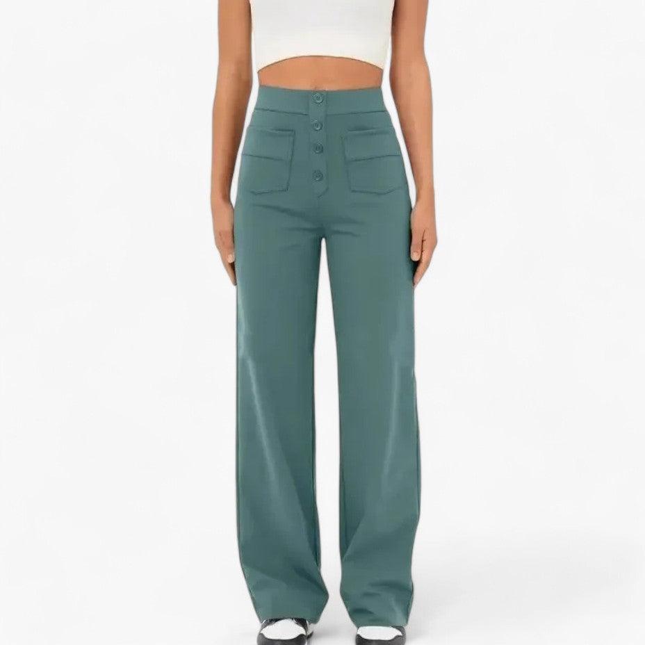 Elasticated Waist Trousers for Women - Comfortable Shaping Fit