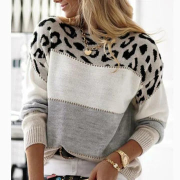 Cecilia - Vibrant Leopard Pullover